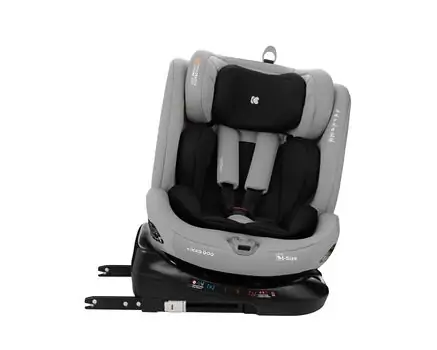KikkaBoo i-Moove i-SIZE Light Grey - მანქანის სავარძელი (ქარსითი), 10 image