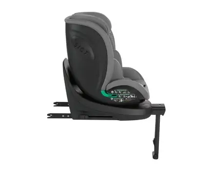 KikkaBoo i-Twist i-SIZE Dark Grey - მანქანის სავარძელი (ქარსითი), 8 image