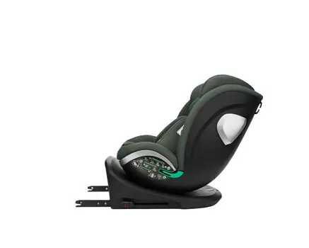 KikkaBoo i-Drive i-SIZE Army Green - მანქანის სავარძელი (ქარსითი), 8 image