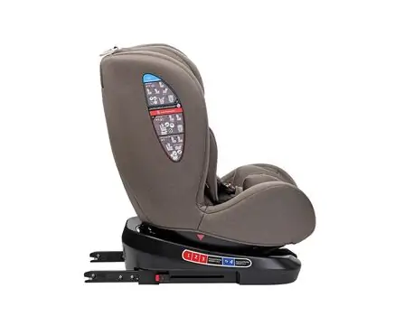 KikkaBoo i-Trip i-SIZE Beige - მანქანის სავარძელი (ქარსითი), 7 image