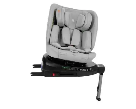 KikkaBoo i-Rove i-SIZE Light Grey - მანქანის სავარძელი (ქარსითი), 10 image