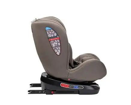 KikkaBoo i-Trip i-SIZE Beige - მანქანის სავარძელი (ქარსითი), 8 image