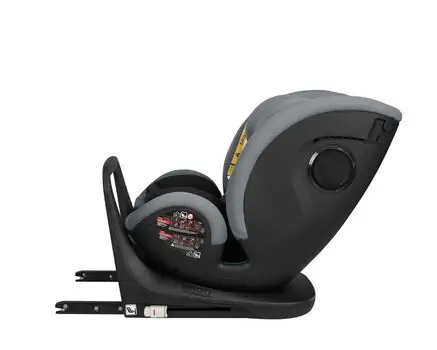 KikkaBoo i-View i-SIZE Light Grey - მანქანის სავარძელი (ქარსითი), 2 image