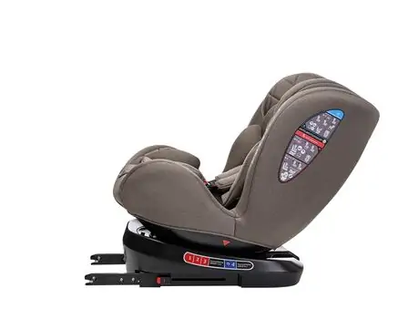 KikkaBoo i-Trip i-SIZE Beige - მანქანის სავარძელი (ქარსითი), 11 image
