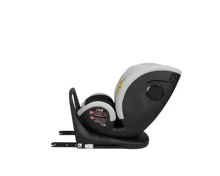 KikkaBoo i-View i-SIZE Light Grey - მანქანის სავარძელი (ქარსითი), 10 image