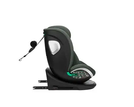 KikkaBoo i-Drive i-SIZE Army Green - მანქანის სავარძელი (ქარსითი), 5 image