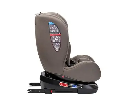 KikkaBoo i-Trip i-SIZE Beige - მანქანის სავარძელი (ქარსითი), 6 image