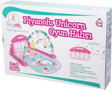 Babycim Piano Unicorn Play Mat განსავითარებელი ხალიჩა, 2 image