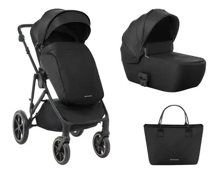 Kikkaboo Stroller 3in1 Thea Black საბავშვო ტრანსფორმერი ეტლი