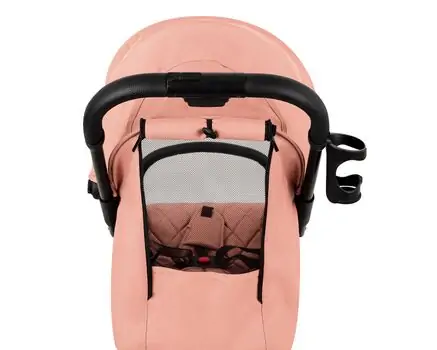 KikkaBoo Cloe Pink საბავშვო ეტლი, 8 image