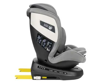 KikkaBoo i-Cruise i-Size Light Grey  - მანქანის სავარძელი (ქარსითი), 5 image