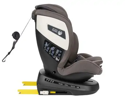 KikkaBoo i-Cruise i-Size Brown - მანქანის სავარძელი (ქარსითი), 9 image