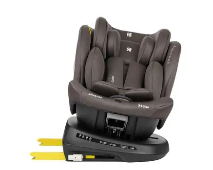 KikkaBoo i-Cruise i-Size Brown - მანქანის სავარძელი (ქარსითი), 11 image