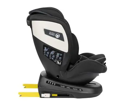 KikkaBoo i-Cruise i-Size Black - მანქანის სავარძელი (ქარსითი), 7 image