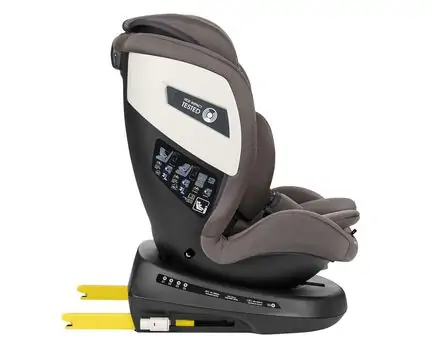 KikkaBoo i-Cruise i-Size Brown - მანქანის სავარძელი (ქარსითი), 5 image