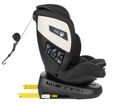 KikkaBoo i-Cruise i-Size Black - მანქანის სავარძელი (ქარსითი), 9 image