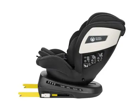 KikkaBoo i-Cruise i-Size Black - მანქანის სავარძელი (ქარსითი), 12 image
