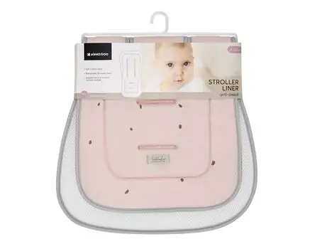 KikkaBoo Anti-sweat Stroller Liner Hedge-hugs ეტლში ჩასაფენი მატრასი, 3 image
