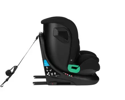 Kikkaboo i-Roll i-SIZE Black -  მანქანის სავარძელი (ქარსითი), 4 image