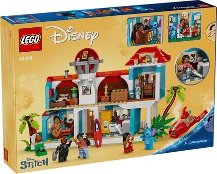 Lego Disney 43268 Lilo and Stitch Beach House, 6 image