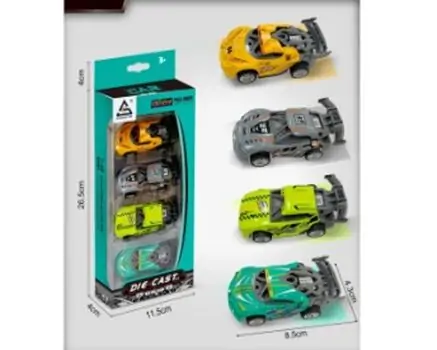 Diecast Car Set - სათამაშო მექანიკური მანქანები