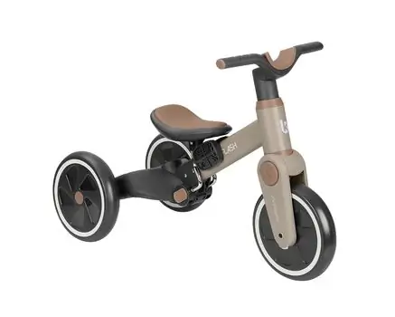 Kikkaboo Tricycle 5in1 Flash Beige - სამ თვლიანი ველო-ეტლი, 11 image