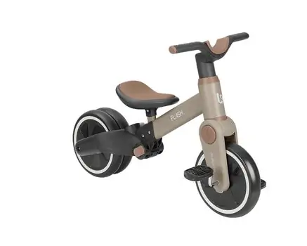 Kikkaboo Tricycle 5in1 Flash Beige - სამ თვლიანი ველო-ეტლი, 9 image