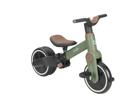Kikkaboo Tricycle 5in1 Flash Army Green - სამ თვლიანი ველო-ეტლი, 7 image