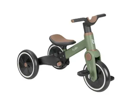 Kikkaboo Tricycle 5in1 Flash Army Green - სამ თვლიანი ველო-ეტლი, 10 image