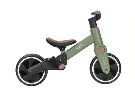 Kikkaboo Tricycle 5in1 Flash Army Green - სამ თვლიანი ველო-ეტლი, 9 image