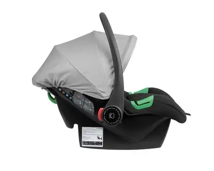 KikkaBoo Ava 3in1 Grey - საბავშვო ეტლის კომპლექტი, 22 image