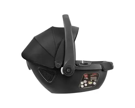 KikkaBoo Modena 4in1 With Carrycot Black საბავშვო ეტლის კომპლექტი, 14 image