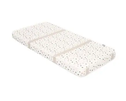 KikkaBoo Mattress Fantasia 60x120x7cm My Teddy White ბამბის მატრასი