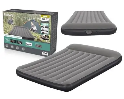 Bestway 671BS Tritech Air Mattress Queen Built-in USB pump - გასაბერი ლეიბი