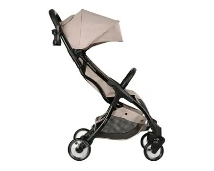 KikkaBoo Cloe Beige 2024 საბავშვო ეტლი, 4 image