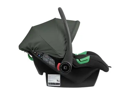 KikkaBoo Ava 3in1 Army Green - საბავშვო ეტლის კომპლექტი, 8 image
