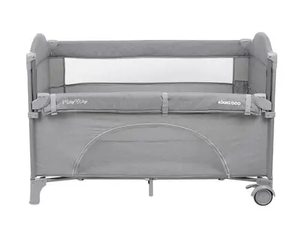 KikkaBoo Milky Way Grey 2 levels საწოლ მანეჟი, 14 image