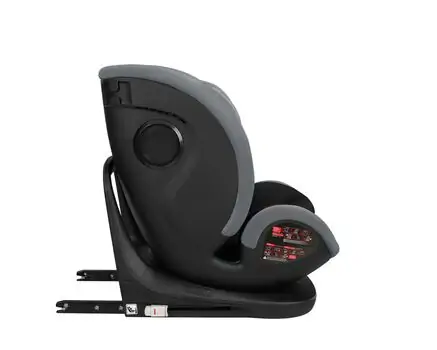KikkaBoo i-View i-SIZE Light Grey - მანქანის სავარძელი (ქარსითი), 4 image