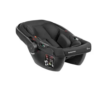 KikkaBoo Modena 4in1 With Carrycot Black საბავშვო ეტლის კომპლექტი + საჩუქარი პორტატული საწოლი, 16 image