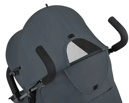 KikkaBoo Beetle 2 Dark Grey - საბავშვო სასეირნო ეტლი, 7 image