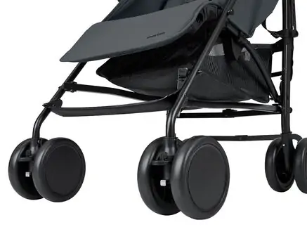 KikkaBoo Beetle 2 Dark Grey - საბავშვო სასეირნო ეტლი, 11 image