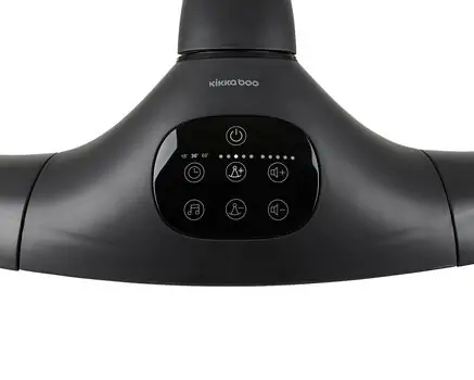 KikkaBoo Electrical swing Ayra Grey - საბავშვო ელექტრო შეზლონგი, 14 image