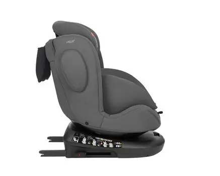 KikkaBoo i-Felix 2 i-SIZE Dark Grey - მანქანის სავარძელი (ქარსითი), 10 image