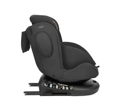 KikkaBoo i-Felix 2 i-SIZE Black - მანქანის სავარძელი (ქარსითი), 11 image