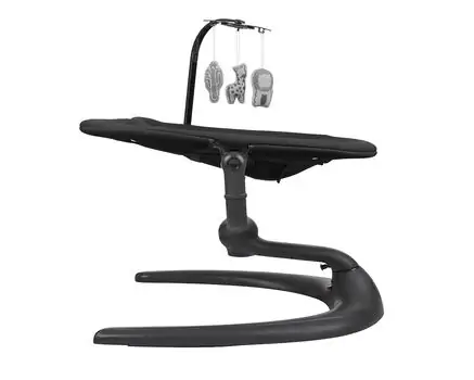 KikkaBoo Electrical swing Ayra Black - საბავშვო ელექტრო შეზლონგი, 9 image