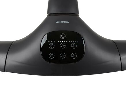 KikkaBoo Electrical swing Ayra Black - საბავშვო ელექტრო შეზლონგი, 14 image