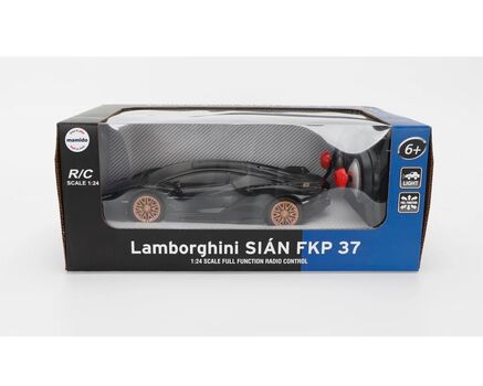 Remote Control Car Black Lamborghini Sian - სათამაშო ლამბორგინის შავი მანქანა, 5 image