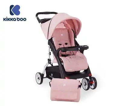 KikkaBoo Airy Pink საბავშვო ეტლი