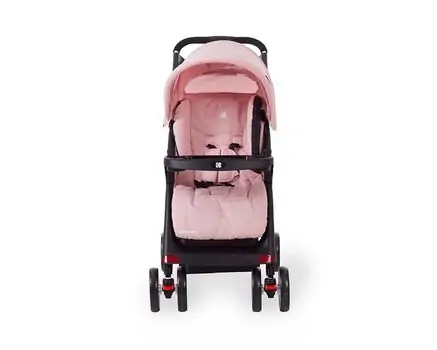 KikkaBoo Airy Pink საბავშვო ეტლი, 2 image