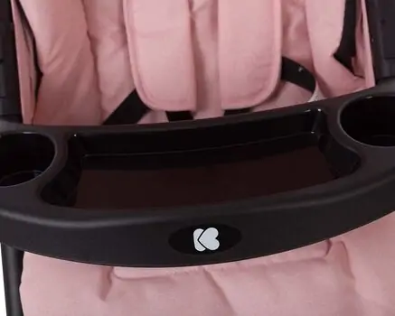 KikkaBoo Airy Pink საბავშვო ეტლი, 7 image